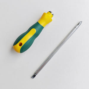 ไขควงเหล็กวานาเดียมแบบสองหัว 6x100 มม. ฟิลลิปส์และแบนหัวแม่เหล็ก เครื่องมือช่างสำหรับใช้ในบ้าน ชิ้นเดียว - Product Image 1