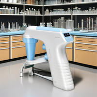 Remplisseur de pipettes électriques à écran LCD numérique Levo Plus 0.1-100ml Pipettes en verre motorisées pour usage en laboratoire en plastique