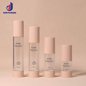 2025 Venda quente 30ml 50ml 100ml Cosméticos Cuidados Com A Pele Rosa Laranja Airless Imprensa Bomba Loção Creme Airless Loção Garrafa com Bomba - Product Image 3