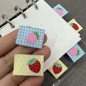 ป้ายผ้าแจ็คการ์ดผ้าซาตินผ้าซาตินผ้าคอตตอนออร์แกนิกความหนาแน่นสูงฉลากผ้า100% ออกแบบโลโก้ได้ตามต้องการ - Product Image 5