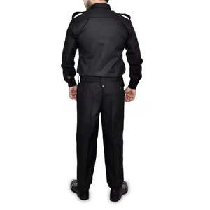 Uniforme de Guardia de Seguridad Negro para Hombre, Conjunto de Camisa Táctica Transpirable de Poliéster para Uso de Guardia - Product Image 2