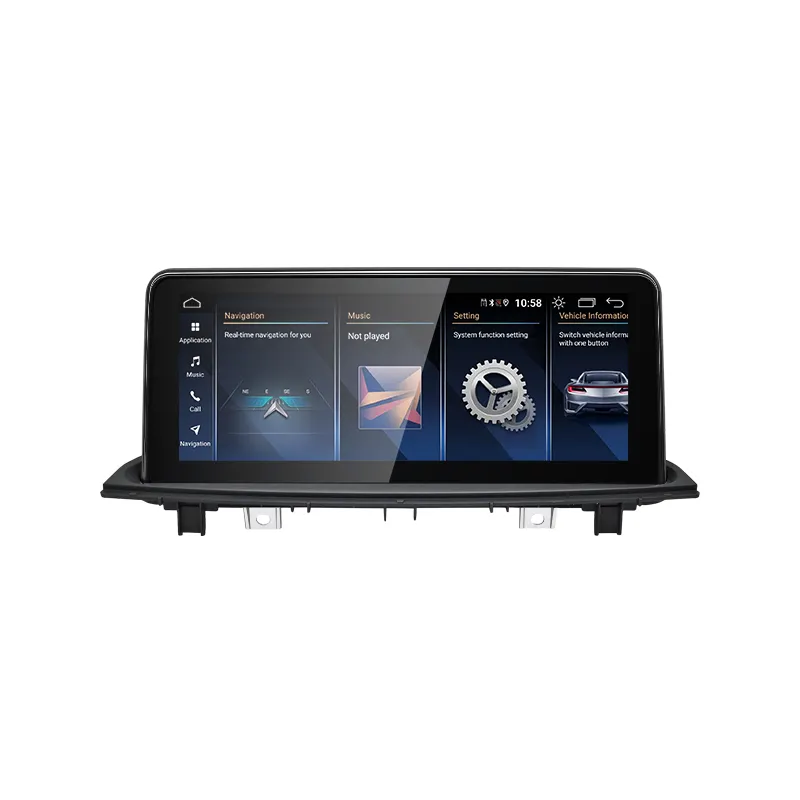 Snapdragon665 10,25 pulgadas inalámbrico Apple Carplay Auto Android 12 coche Multimedia para BMW X1 F48 X2 unidad principal Radio Bluetooth NBT