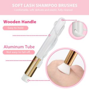 Pinky leem Lash Shampoo Brush Eyelash Cleaning Brush Eyelash Lash Extensions Eyelash <b>Cleaner</b> Lashcleaner Brush - Product Image 4