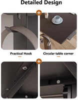 Bureau ergonomique moderne Table assise à moteur unique Bureau électrique à hauteur réglable
