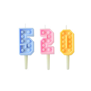Bougies d'<span class=keywords><strong>anniversaire</strong></span> décoratives Bougies d'<span class=keywords><strong>anniversaire</strong></span> <span class=keywords><strong>LEGO</strong></span> Number Birthday - Product Image 3