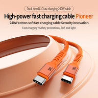 Câbles de chargeur de téléphone tressés en cuivre pur de haute qualité 240W 5A pour Carplay USB C Type C, cordon de charge rapide pour tous les appareils Type C