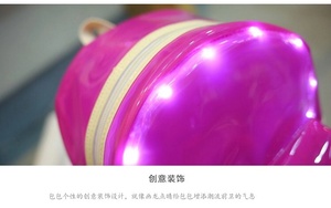 Ba Lô Dạ Quang Anime Trong Suốt, Túi Sách Cho Trường Đại Học, Túi Du Lịch Màu Đen Ba Lô LED Thời Trang Ngầu - Product Image 6