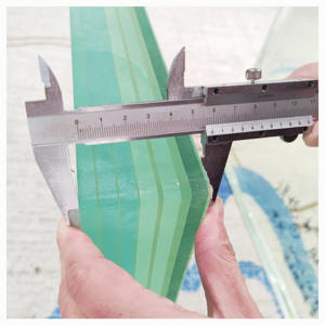 Fabricantes de vidrio Vidrio blindado 20mm- 100mm Vidrio transparente a prueba de balas para ventanas para casa - Product Image 4