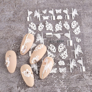 Esmalte de <span class=keywords><strong>uñas</strong></span> personalizado para mujer, calcomanía de <span class=keywords><strong>uñas</strong></span> de diseño colorido, 5d, nuevo producto, <span class=keywords><strong>2022</strong></span> - Product Image 4