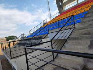 HDPE Blow Molded <b>Bucket</b> <b>Stadium</b> <b>Seats</b> Anti UV Outdoor Foldable Grandstand Spectator <b>Chairs</b> - Product Image 3