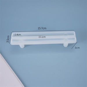 Artisanat Plateau Grip Moule Moules pour Résine Époxy Fleur Stockage Étain Silicone Moule Poignée Placard - Product Image 4