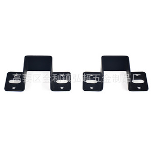 Soporte de Esquina Cuadrado de Hierro para Muebles, Conectores Duraderos, Soportes para Estantes, 35 Unidades, Color Negro Arena - Product Image 1