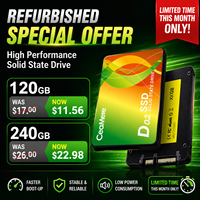 Discos Duros SSD Ceamere de 128 GB, 256 GB, 480 GB, 512 GB, Disco Duro Interno de Estado Sólido, SATA 3, 2.5 Pulgadas, Reacondicionado, para Ordenador de Escritorio