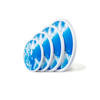 Plafonnier LED moderne et minimaliste en acrylique, design Nuage Soleil, indice de protection IP20, pour chambre principale, chambre d'enfant, éclairage domestique