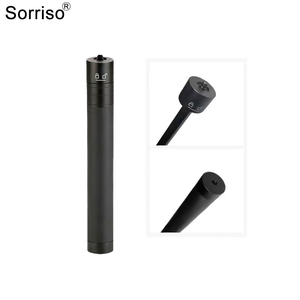 SORRISO 73cm teleskopik Selfie sopa el uzatma çubuğu için 3 eksen Gimbal sabitleyici Vlogging kiti telefon kamera aksesuarları