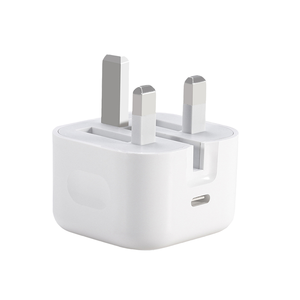 Blanco UK Plug 20W USB C Adaptador de corriente plegable <span class=keywords><strong>Cargador</strong></span> de <span class=keywords><strong>cable</strong></span> de carga rápida para <span class=keywords><strong>Apple</strong></span> para iPhone 16 5V/1A Protección OTP - Product Image 6
