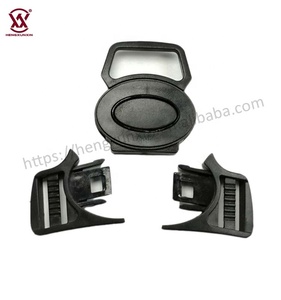Tres 3 vías Multi punto lateral hebilla de liberación rápida Clip Correa cordón cinturón bolsa bebé hebilla de seguridad - Product Image 4