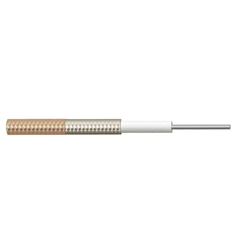 High quality RG178 RG179 high temperature low loss FEP jacket coaxial cable with customized length jumpers