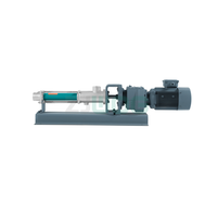 Bomba de tornillo simple eléctrica de acero inoxidable ZJWOG NM031BY02S12B con salida estilo francés para aguas residuales industriales
