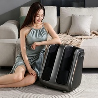 Appareil de massage des pieds chauffant électrique, compresse chaude à température constante 42°C, grande capacité, 4 modes, 3 intensités, contrôle du temps, pour les jambes