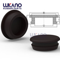 Bouchons en caoutchouc silicone réutilisables de 32mm pour la prévention de la poussière