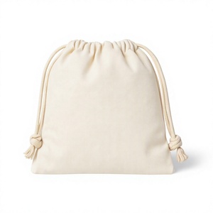 Custom Logo Canvas <b>Drawstring</b> <b>Bag</b> Reusable Eco-Friendly High Quality Pouch for Promotional Gifts - Product Image 2