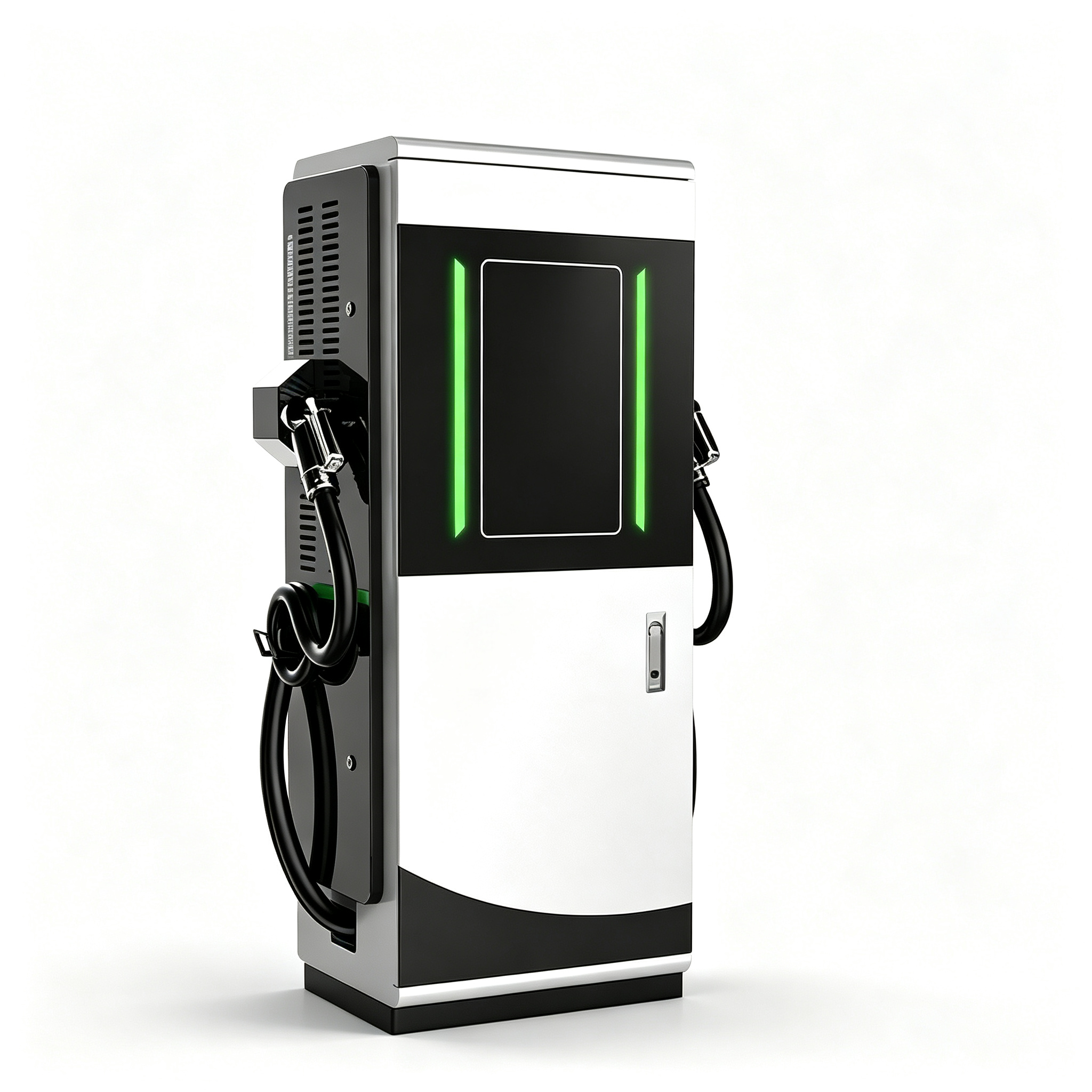 Long 7 Meter <strong>Cable</strong> <strong>200kW</strong> DC EV Charging Pile Double Gun CCS2 Fast Car Charger IP54 Waterproof Motor & Engine Outdoor Commercial