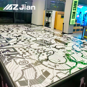 Esperienza Immersiva con Effetto Visivo <span class=keywords><strong>3D</strong></span>, Pavimentazione in PVC Personalizzata, <span class=keywords><strong>Pavimento</strong></span> in Vinile Impermeabile per Parchi a Tema e Centri VR - Product Image 6