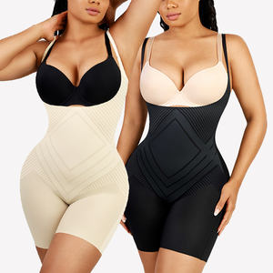 Hexin Venta al por mayor sin costuras líquido Spandex Butt Lifter Shorts Hip Enhancer Control de barriga Fajas Bragas Body Shaper para mujeres - Product Image 1