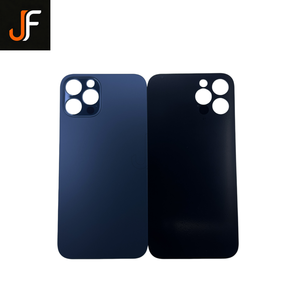 Verre arrière de remplacement JF pour iPhone <span class=keywords><strong>12</strong></span> <span class=keywords><strong>Pro</strong></span>/<span class=keywords><strong>12</strong></span> <span class=keywords><strong>Pro</strong></span> <span class=keywords><strong>Max</strong></span> avec grande ouverture et design à barres, verre compatible - Product Image 2