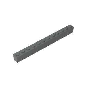 Bloques de Construcción Compatibles 6112, Ladrillo Rojo 1x12, Juguete Educativo para Niños de 5 a 14 Años, Unisex, Plástico ABS - Product Image 1