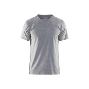 BLAKLADER - 353310599000M T-<b>shirt</b> slim-fit <b>Grey</b> melange - EAN 7330509602058 WORK T-<b>SHIRTS</b> AND <b>POLO</b> <b>SHIRTS</b> - Product Image 1