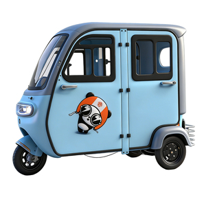 <span class=keywords><strong>Triciclo</strong></span> Eléctrico Pequeño de Estilo Caricatura, Totalmente Cerrado, para Transporte de Pasajeros y Uso Doméstico - Product Image 3