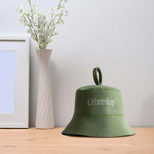 Fournisseur de chapeaux de sauna personnalisés CF, chapeau de sauna en feutre de laine écologique, chapeau de seau pour <span class=keywords><strong>spa</strong></span> et bien-être - Product Image 6