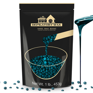 Cire dure Lifelance en grains 1 lb (453 g) – Cire dépilatoire pour l'épilation intime et du maillot – Formule à la cire d'abeille - Product Image 1