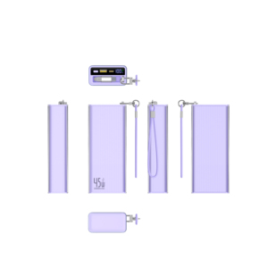 Opaqi Banco de Energía de Alta Capacidad de 45W y 20000mAh con Carga Rápida, Enchufe Integrado, Puertos USB-C y USB-A Dobles - Product Image 4