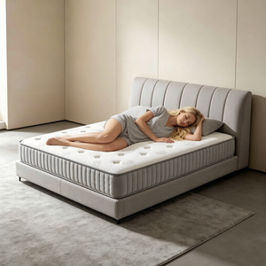 Modern Hybrid Mattress Medium Firm Orthopedic Fabric Cover King Queen Size for Bedroom Home Furniture - Product Image 1