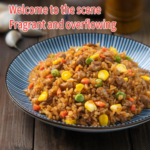 Ju Kou Fu; Arroz frito al curry precocinado Plato semiacabado, calentar y comer arroz frito - Product Image 2