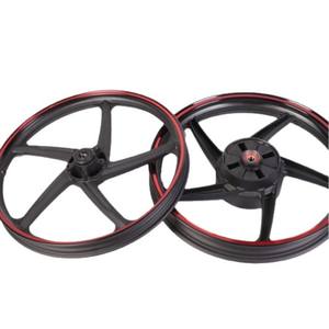 ดุมล้ออะลูมิเนียมอัลลอยด์แบบฟอร์จ 5 ก้าน สีแดง ขอบล้อรถจักรยานยนต์ ล้อซี่ลวดรถจักรยานยนต์ - Product Image 5