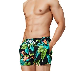 High Quality Custom Quick Dry Spandex/Polyester Bikini Style <b>V</b>-<b>Strings</b> Swim Shorts for Men - Product Image 2