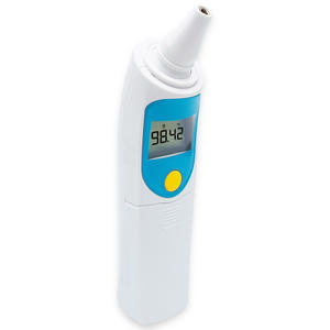 Penjualan laris 2024 termometer telinga berbicara inframerah gaya senapan penggunaan medis dengan penutup <span class=keywords><strong>Probe</strong></span> - Product Image 1