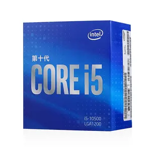 Intel processador core desktop i5-10500, processador desktop 6 núcleos de até 4.5 ghz lga1200 intel 400 series placa-mãe intel i5-10500 cpu
