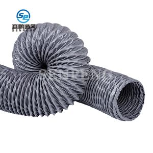 <span class=keywords><strong>Conduit</strong></span> d'<span class=keywords><strong>air</strong></span> flexible en PVC ignifuge et résistant aux flammes, portable, très vendu, 10 mètres, 100 <span class=keywords><strong>mm</strong></span> - Product Image 2