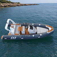 Bateau pneumatique certifié CE RIB-580C, bateau pneumatique en PVC Hypalon certifié CE, fabrication OEM