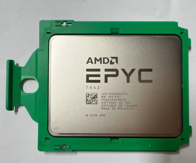 New Opteron 7642 Server CPU 64-Core 128-Thread 2.3GHz 64-Bit High Performance Low Power 32MB L2 Cache Virtualization Technology