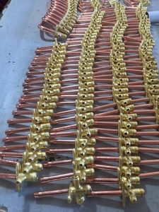 Chất Lượng Cao 1/4 "3/8" 1/2 "5/8" Đồng Chia Dịch Vụ Van L Uốn Cong Gas Dừng <span class=keywords><strong>Ac</strong></span> Ngoài Trời Brass Điều Hòa Không Khí Các Bộ Phận - Product Image 6