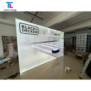 โปรไฟล์ PVC ที่ทนทานคุณภาพสูงผ้าเรืองแสงพิมพ์ 10ft LED ฉากหลังงานแสดงสินค้าบูธนิทรรศการ SEG Lightbox - Product Image 4