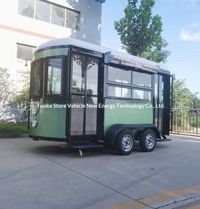 Chariot mobile multifonctionnel à trois roues pour la vente de snacks, chariot ambulant pour fruits et légumes, chariot mobile à quatre roues pour la vente de fruits - Product Image 5