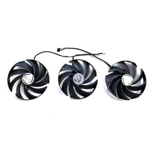 Ventilateur de carte vidéo 95MM PLD10020B12H DC12V 0.65A à 4 broches pour MSI GeForce RTX4070 4070TI 4080 <span class=keywords><strong>4080TI</strong></span> 4090 4090TI SUPRIM X - Product Image 2