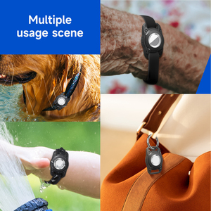 Funda Protectora Rígida de TPU Antipérdida para AirTags, Soporte para Rastreador GPS, Collar para Perros, Funda Protectora Impermeable para <span class=keywords><strong>AirTag</strong></span> - Product Image 6